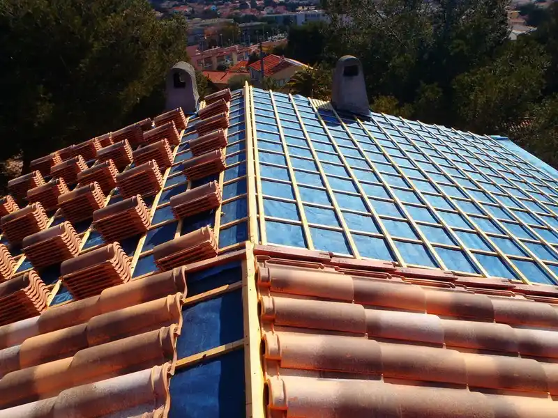 Couverture de toit neuve à Saint Tropez